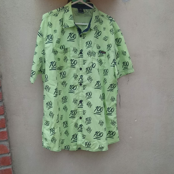 A Sean Combs Co ENYCE 100 Lime Shirt - Picture 10 of 16